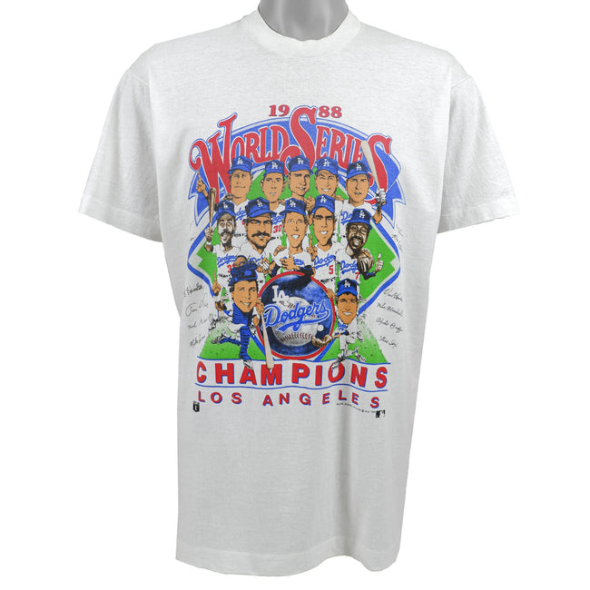 VTG 1988 Salem Dodgers Cartoon World Series Champs Single Stitch T-shirt  Medium