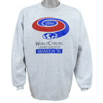 Vintage (Hanes) - Ford World Curling Championships, Brandon Crew Neck Sweatshirt 1995 X-Large