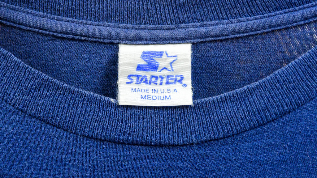 Starter - Blue  Emmitt Zone T-Shirt 1990s Large Vintage Retro Football