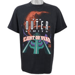 Vintage (Paramount Parks) - Black The Outer Limits, Flight of Fear T-Shirt 1996 Large