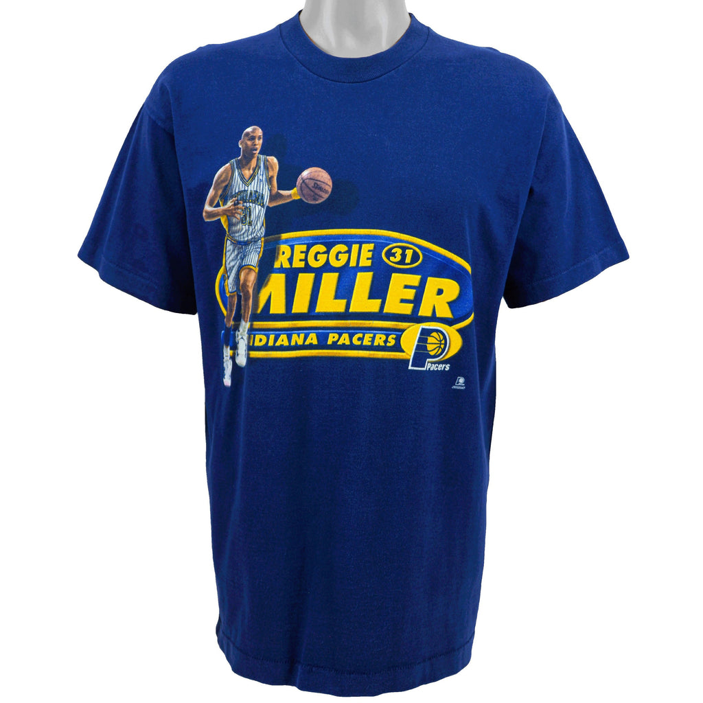 NBA - Indiana Pacers, Reggie Miller T-Shirt 1990s X-Large Vintage Retro Basketball