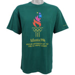 Vintage (Hanes) - Green Atlanta Olympics T-Shirt 1996 Large