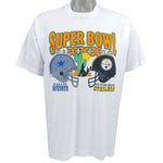 NFL - Cowboys VS Steelers Super Bowl T-Shirt 1996 X-Large Vintage Retro Football