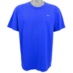 Nike - Blue Classic T-Shirt 1990s Large Vintage Retro