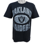 NFL (Nutmeg) - Oakland Raiders Spell-Out T-Shirt 1995 X-Large