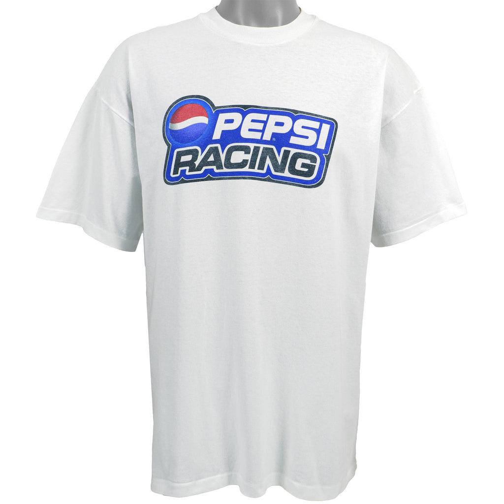 Vintage (Hanes) - Pepsi Racing Big Logo T-Shirt 1990s X-Large Vintage Retro