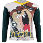 NFL - Green Bay Packers X Taz Long Sleeved Shirt 1996 Small