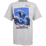 Vintage - Save The Manatee Marathon T-Shirt 1990s Large