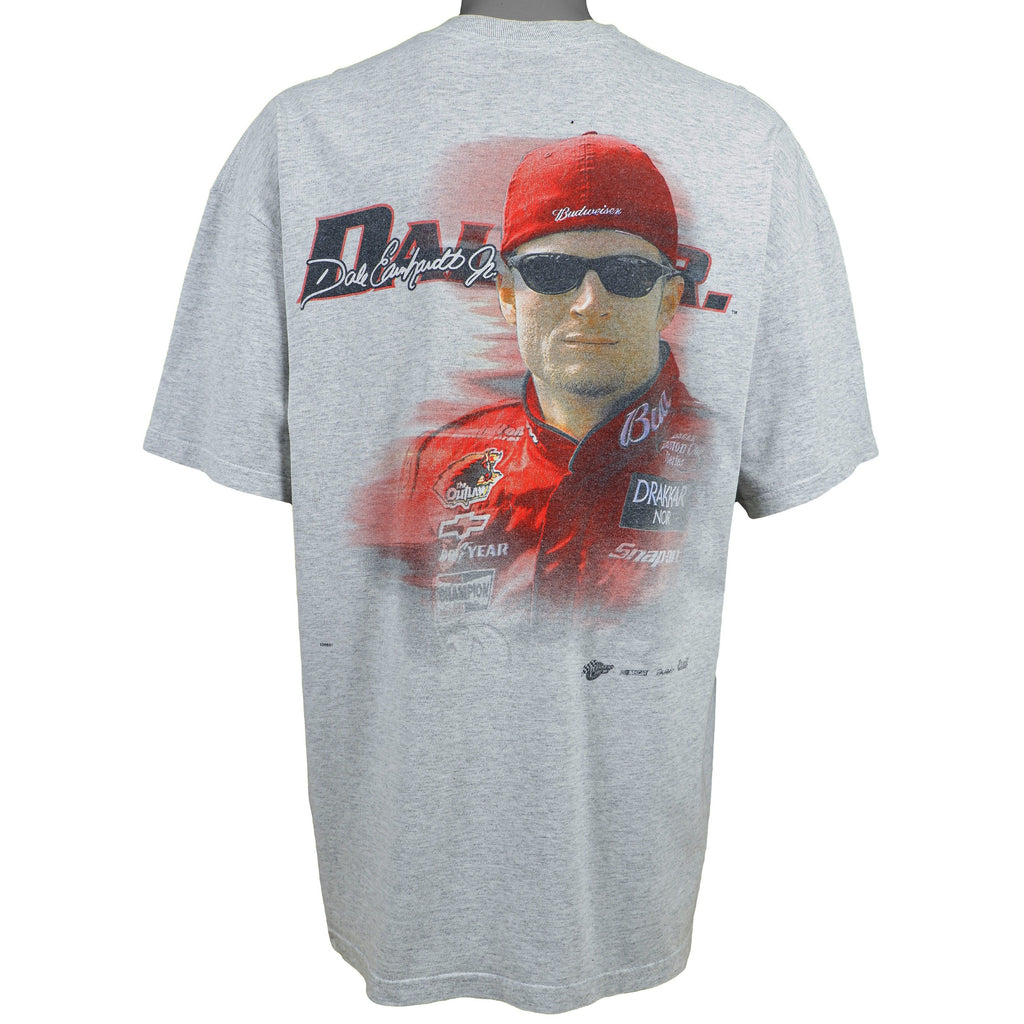 NASCAR (Winners Circle) - Dale Earnhardt Jr., Bud Racing T-Shirt 1990s X-Large Vintage Retro