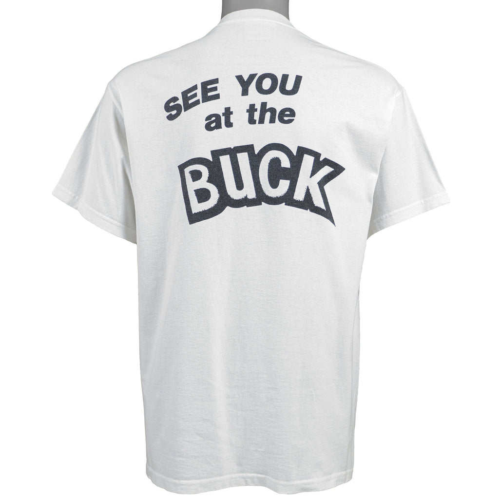 Lee - See You At The Buck Deadstock T-Shirt 1990s Large Vintage Retro