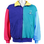 Nautica - J-Class Nautica Challenge Zip-Up Sweatshirt 1990s Small