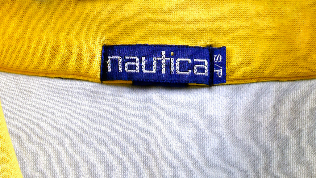 Nautica - Zip-Up Sweatshirt 1990s Small Vintage Retro