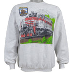 Vintage (Hanes) - McCloud Railway Company Crew Neck Sweatshirt 1990s Large