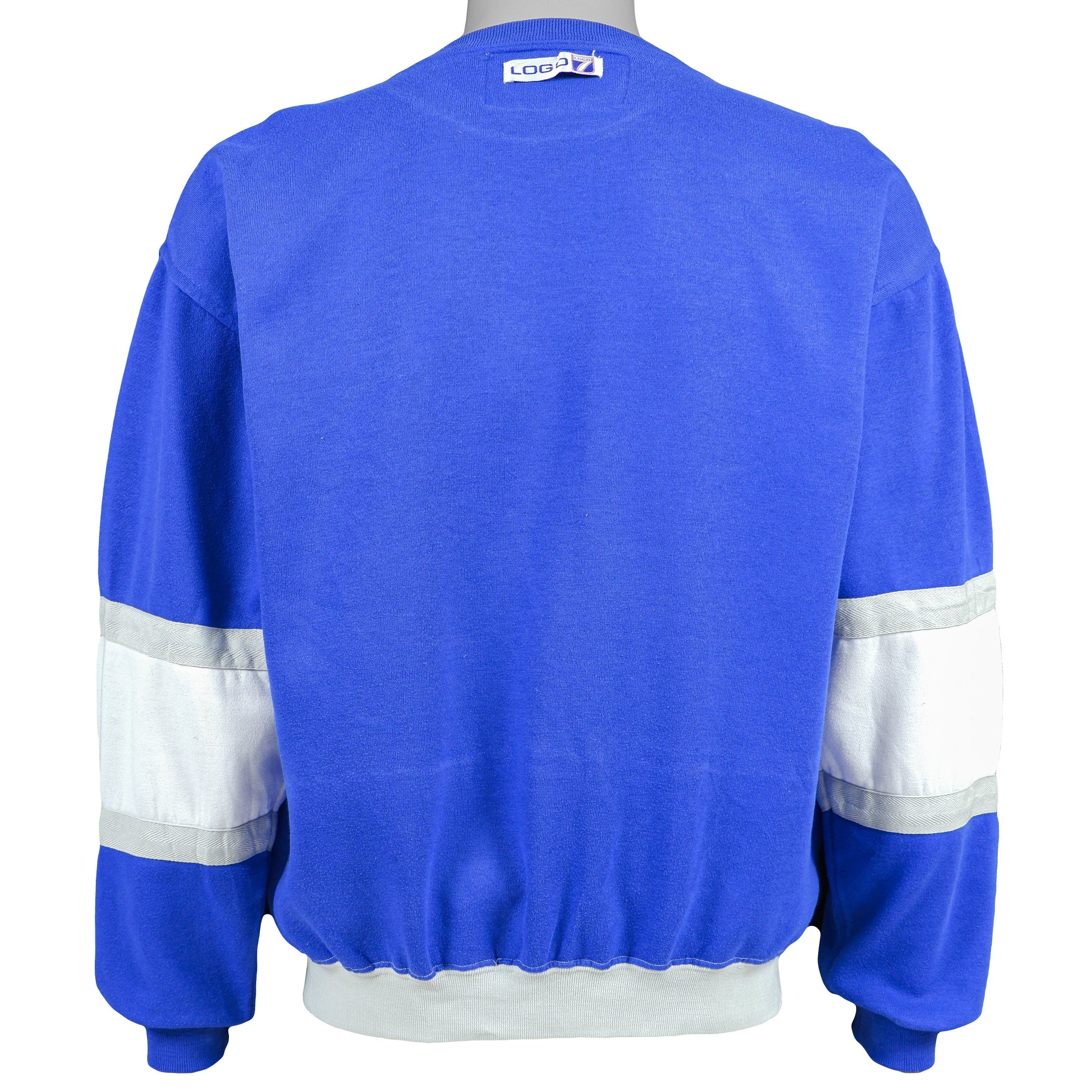 Vintage 90s ST.LOUIS BLUES Nhl Hockey Logo 7 Blue Sweatshirt 