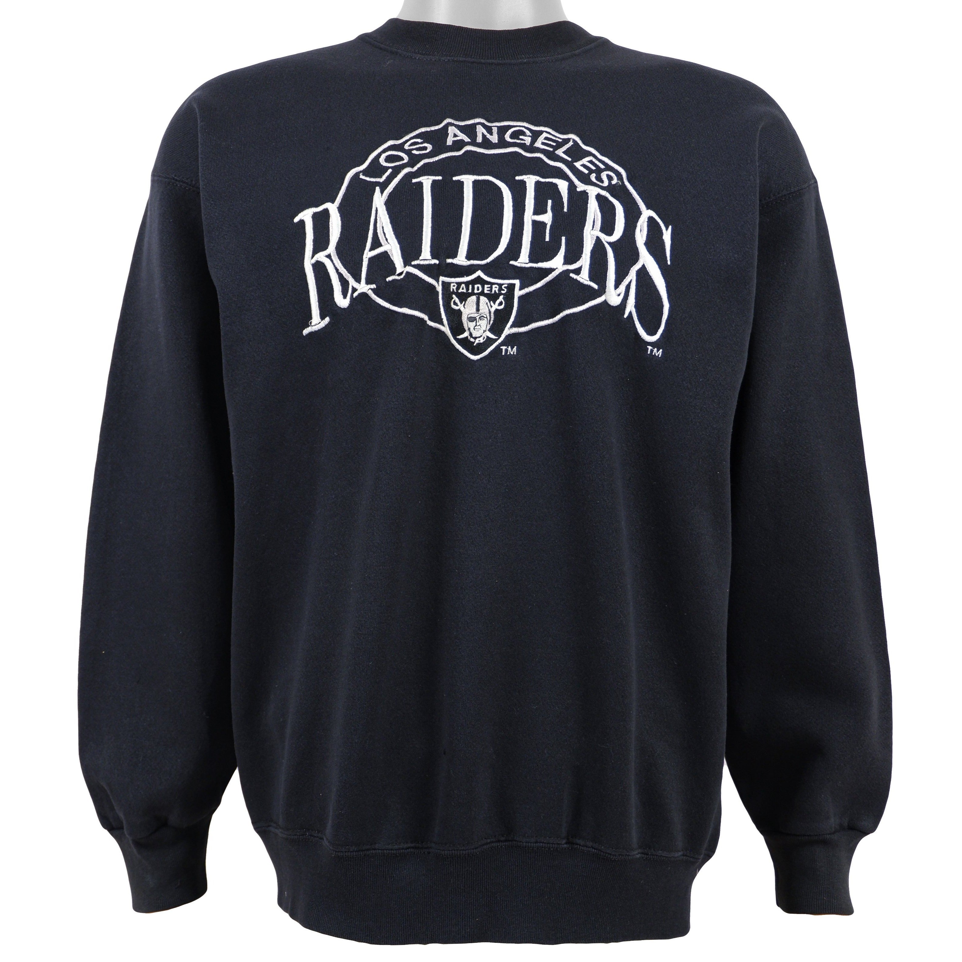 Vintage Oakland Raiders 90s Pro Player Black NFL Crewneck 