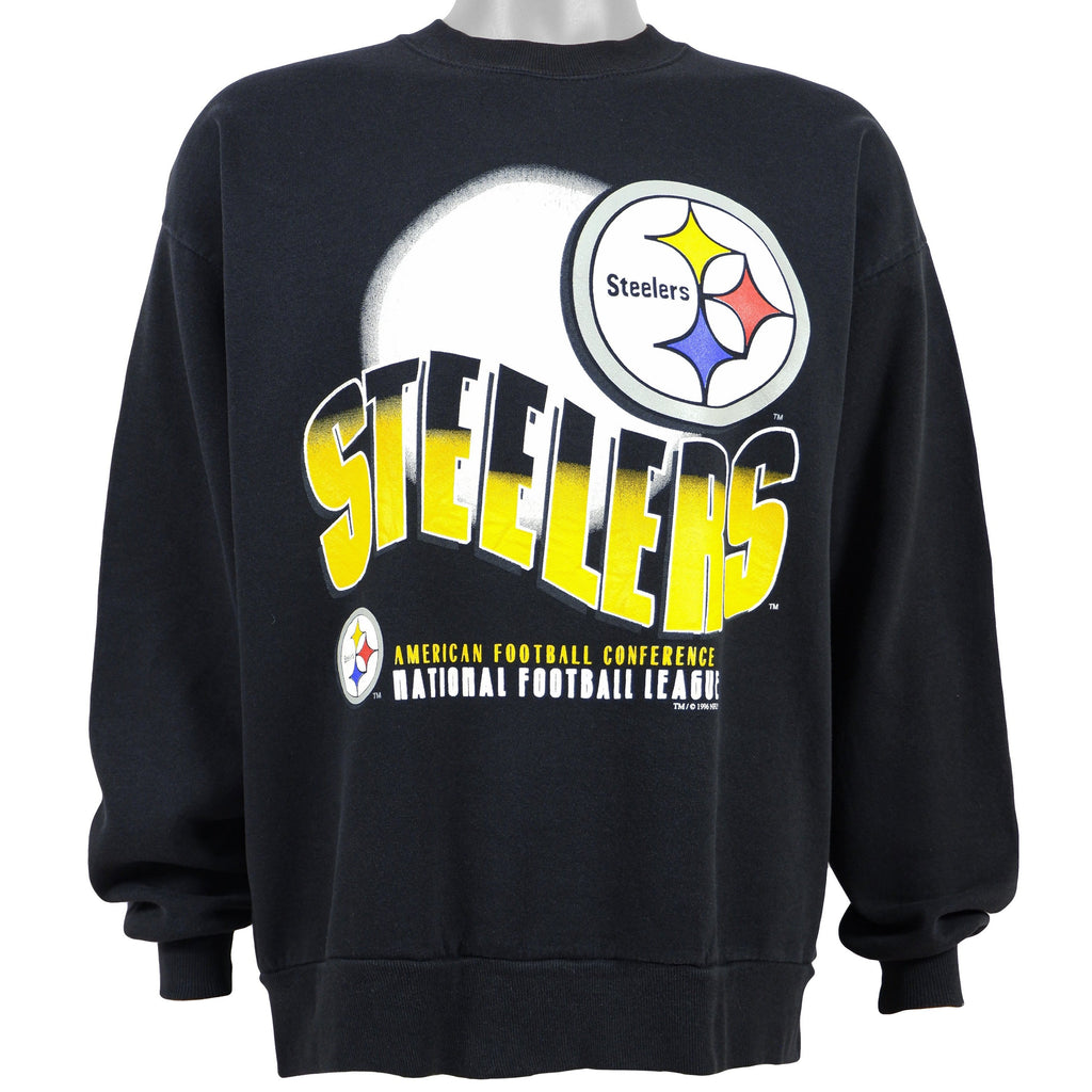 NFL (Chalk Line) - Pittsburgh Steelers Sweatshirt 1996 X-Large Vintage Retro Football