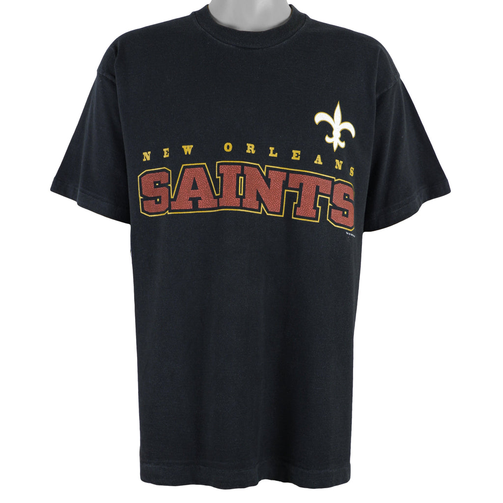 NFL - New Orleans Saints Spell-Out T-Shirt 1997 X-Large Vintage Retro Football