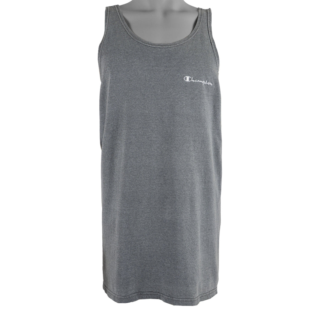 Champion - Grey Tank Top 1990s X-Large Vintage Retro