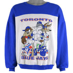 MLB - Toronto Blue Jays x Looney Tunes Sweatshirt 1994 Large Vintage Retro Baseball