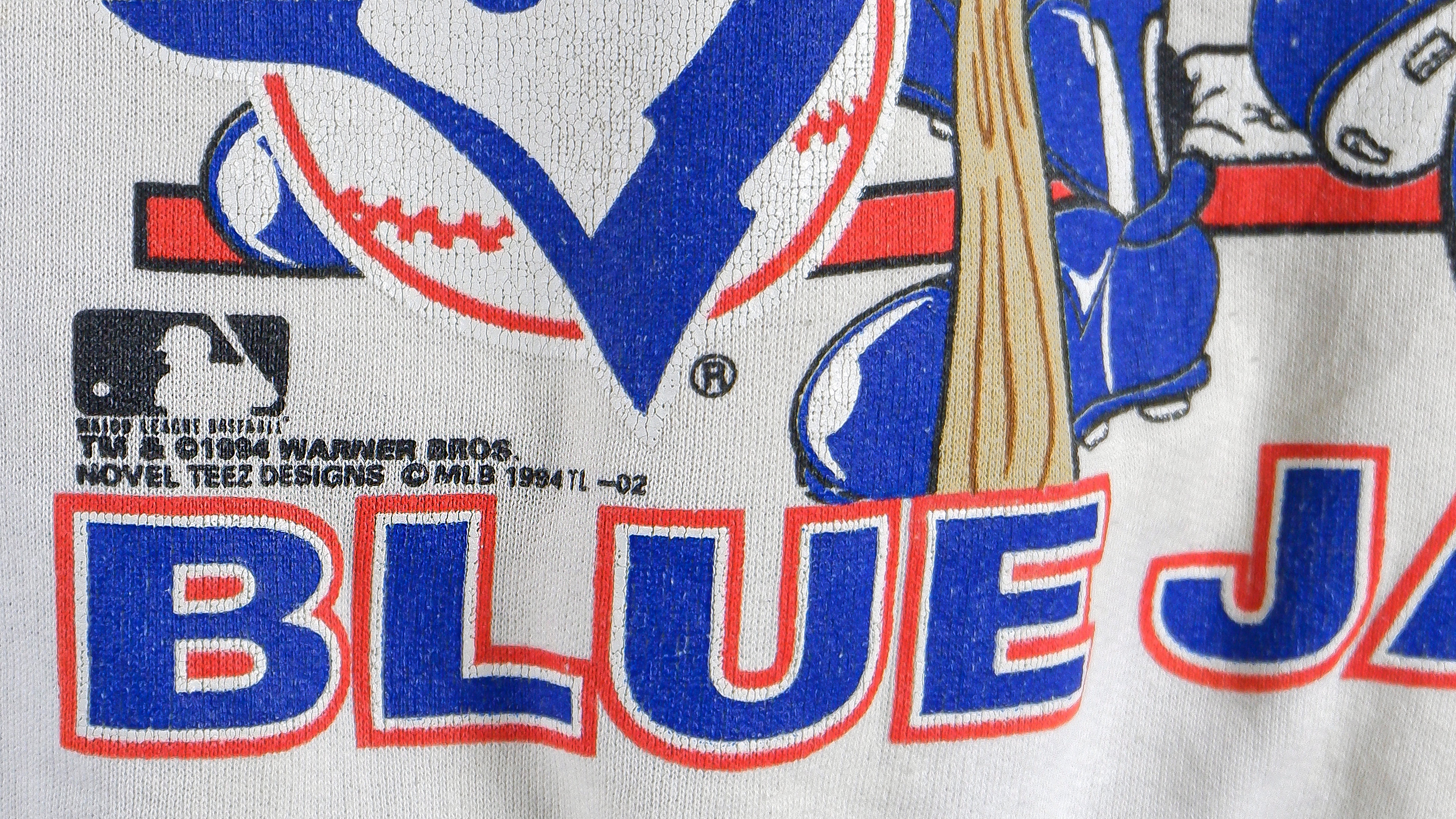 Vintage Toronto Blue Jays Sweatshirt 1/4 Zip Medium Blue 1990s MLB