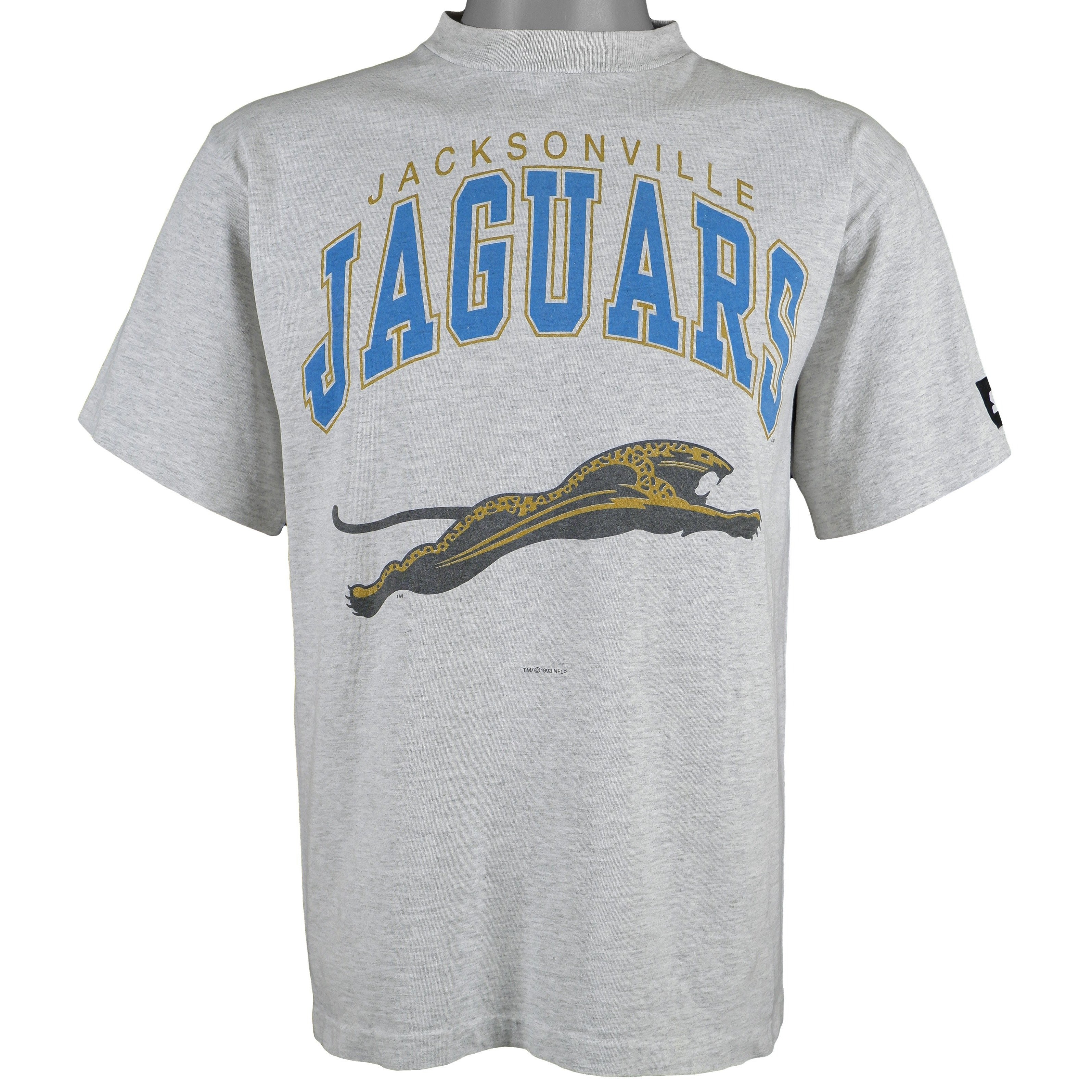 Jacksonville Jaguars NFL Team Helmet Logo 90s Fashion T-Shirt