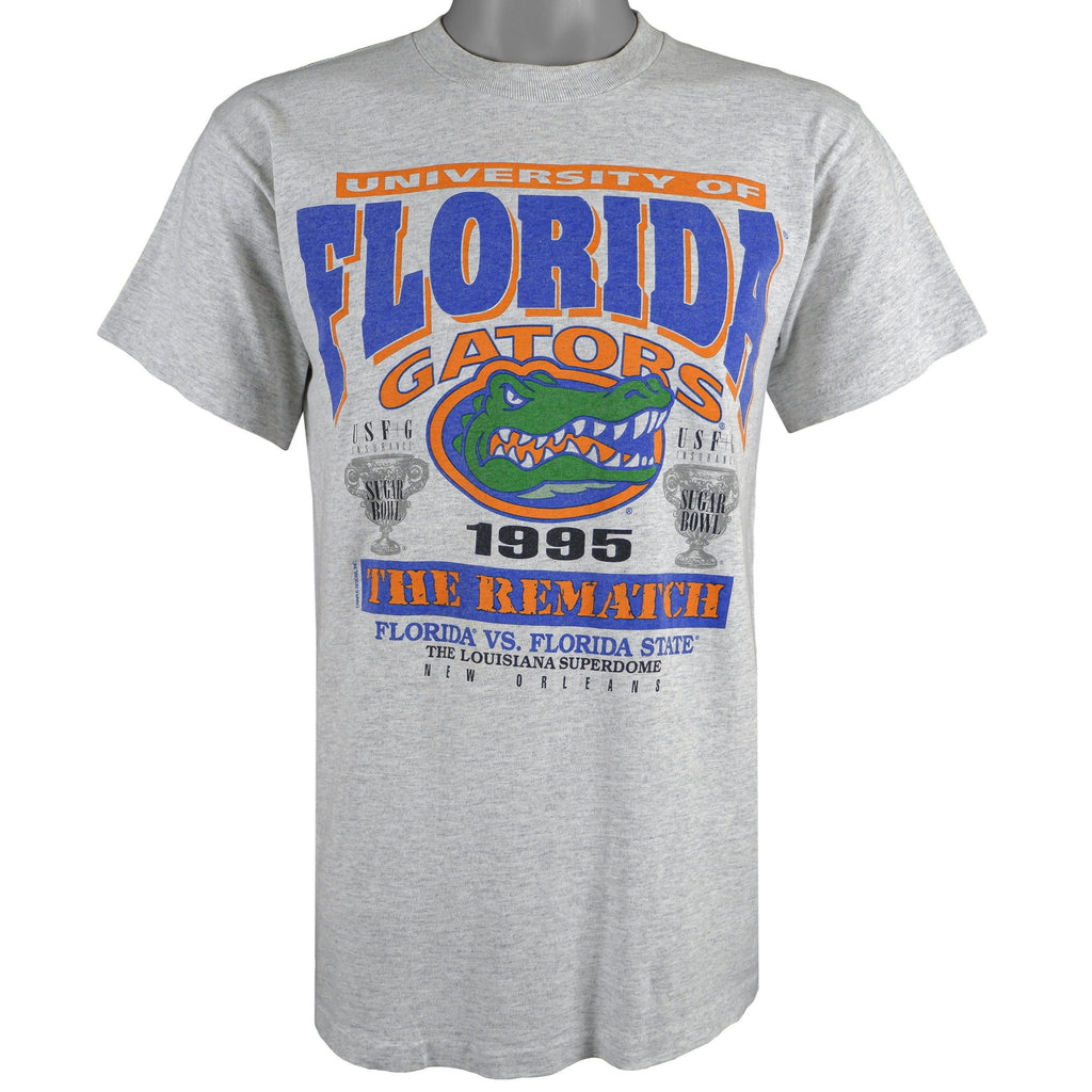 NCAA - Florida Gators Spell-Out Deadstock T-Shirt 1995 Medium Vintage Retro College Football