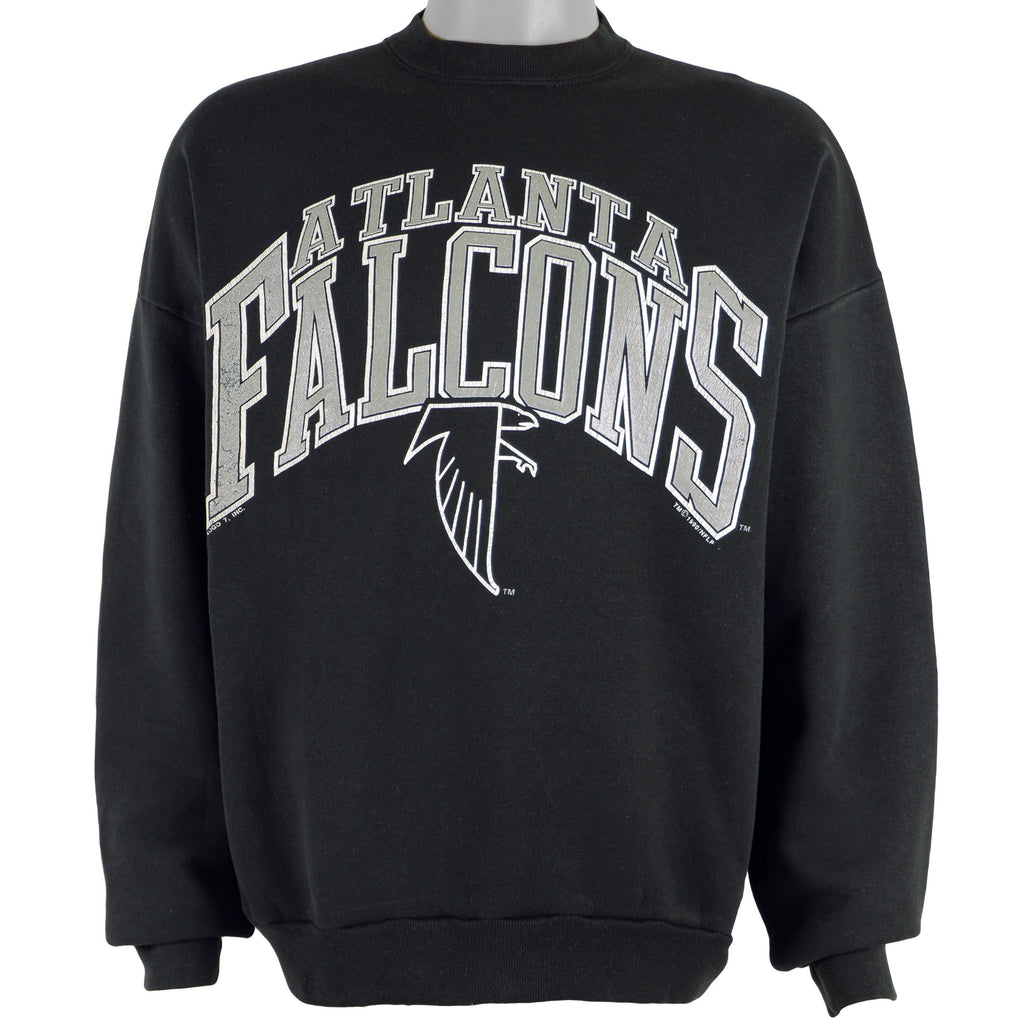 2XL ATLANTA FALCONS Hoodie Pull Over Embroidered Logos NFL Reebok