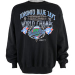 MLB (Tultex) - Toronto Blue Jays Crew Neck Sweatshirt 1993 X-Large