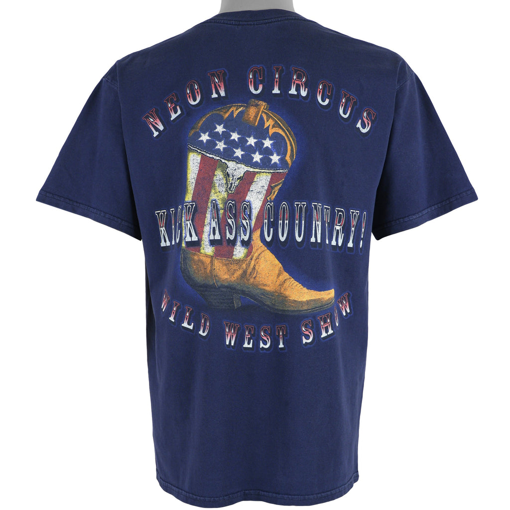 Vintage - Brooks & Dunn, Neon Circus T-Shirt 2001 Large Vintage Retro