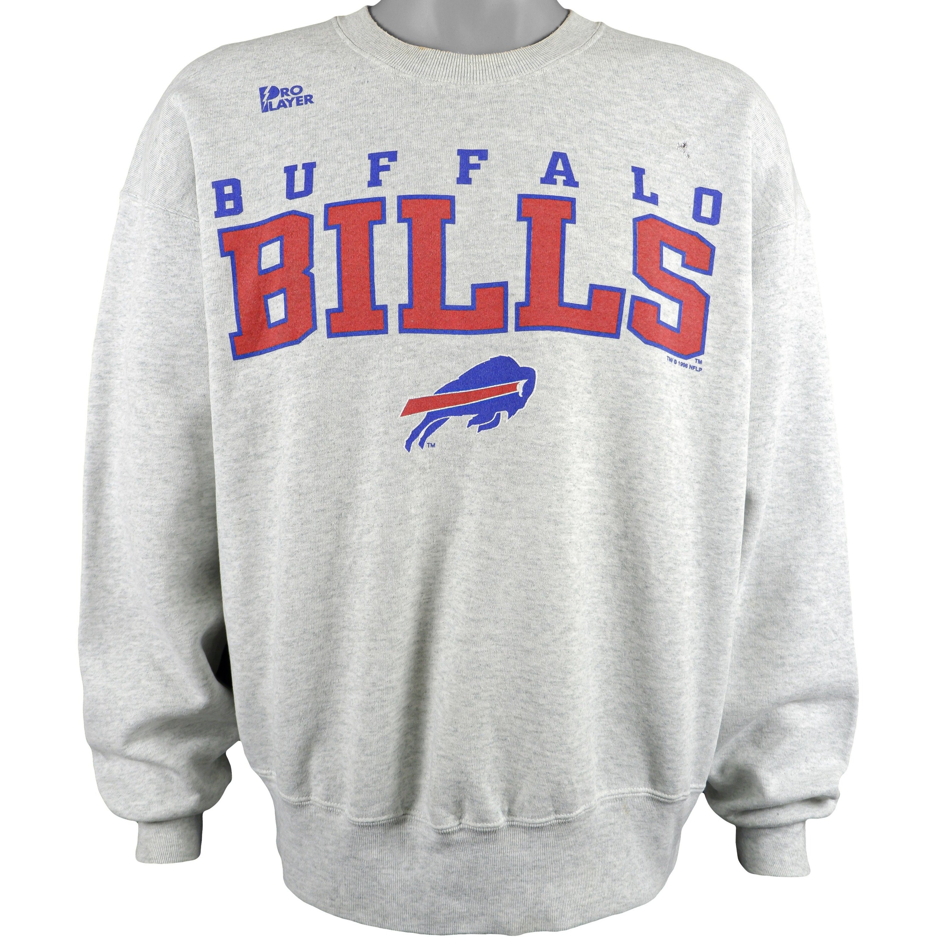 Vtg Lee Sport Embroidered Buffalo Bills Crewneck Sweatshirt Unisex Size XL