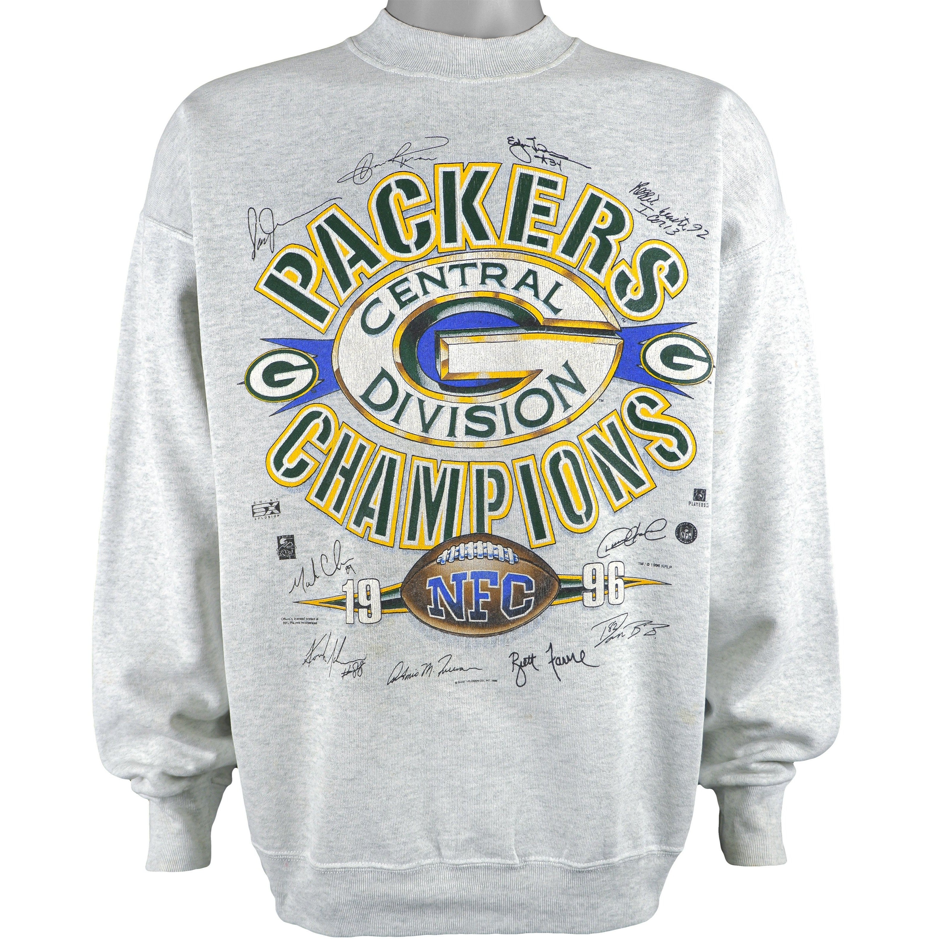 Vintage 1996 Green Bay Packers NFC Division Champions Sweatshirt 