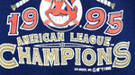 MLB - Cleveland Indians Big Logo Sweatshirt 1995 Large Vintage Retro Baseball