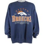 NFL (Lee) - Denver Broncos Spell-Out Sweatshirt 1999 XX-Large