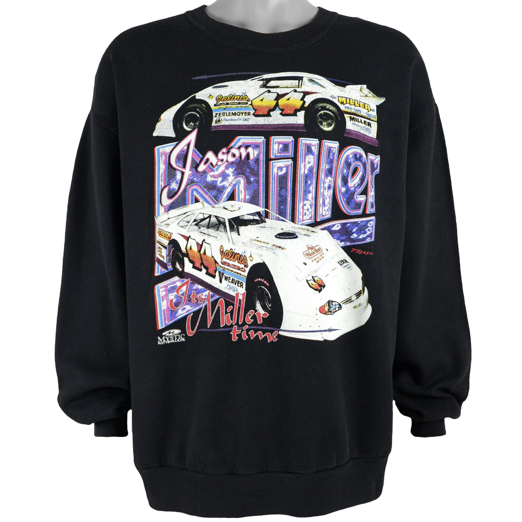 NASCAR (Chase) - Jason Miller #44 Deadstock Sweatshirt 2001 X-Large Vintage Retro