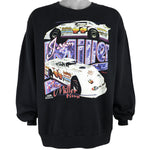 NASCAR (Jerzees) - Jason Miller #44 Deadstock Crew Neck Sweatshirt 2001 X-Large