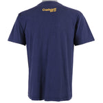 Carhartt - Blue Spell-Out T-Shirt 1990s Medium Vintage Retro