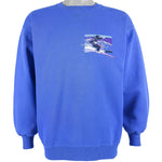 Vintage (Hanes) - Blue Get Down Deadstock Ski Crew Neck Sweatshirt 1990s Large