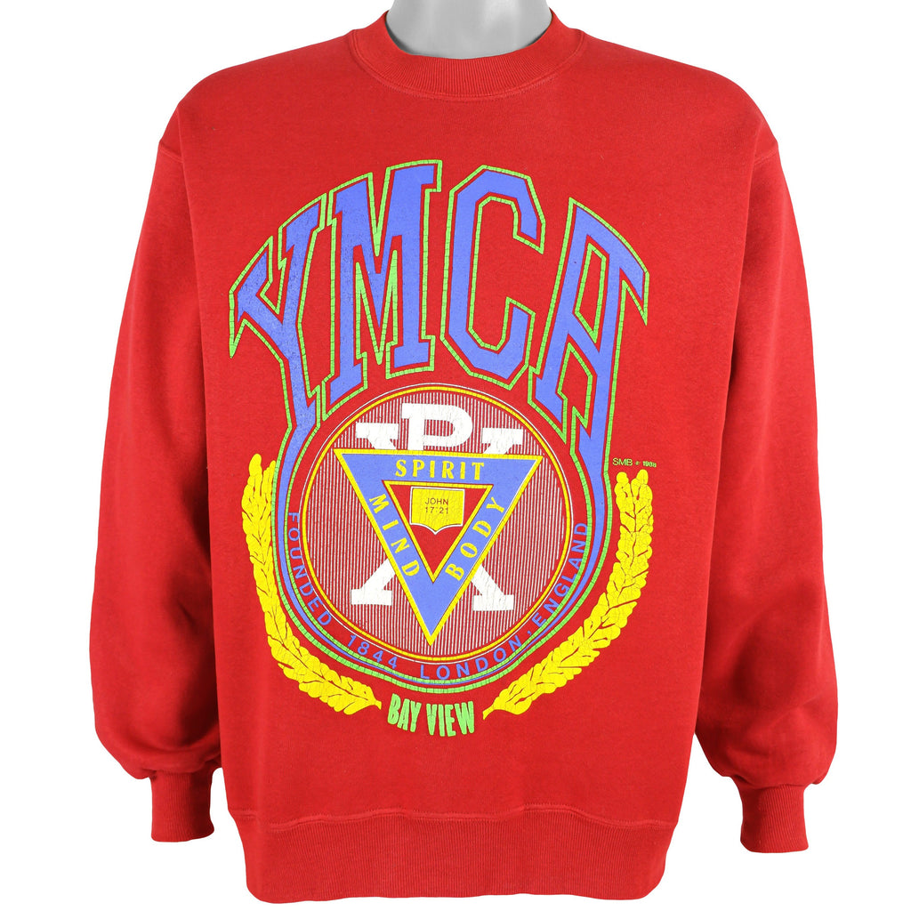 Vintage - YMCA Bay View Crew Neck Sweatshirt 1988 Large Vintage Retro