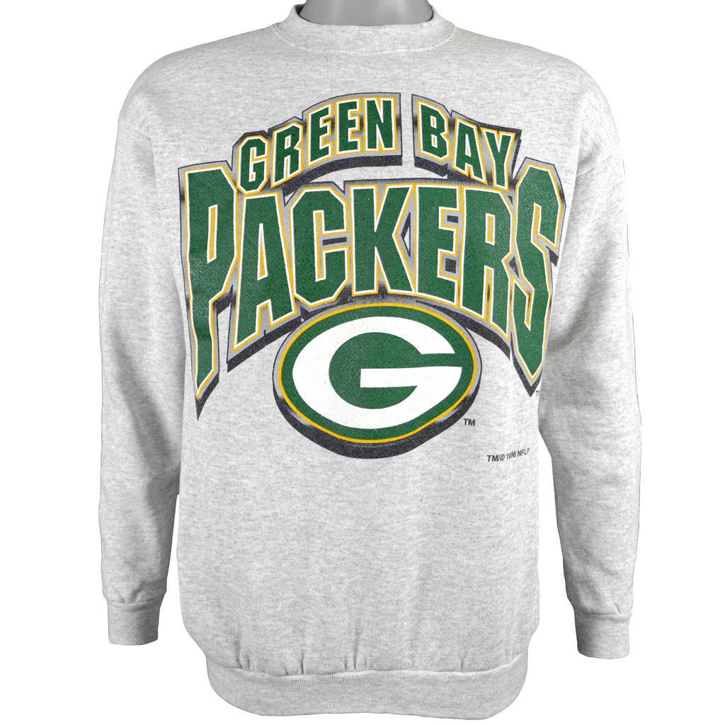 NFL (Logo 7) - Green Bay Packers Sweatshirt 1996 Medium Vintage Retro Football