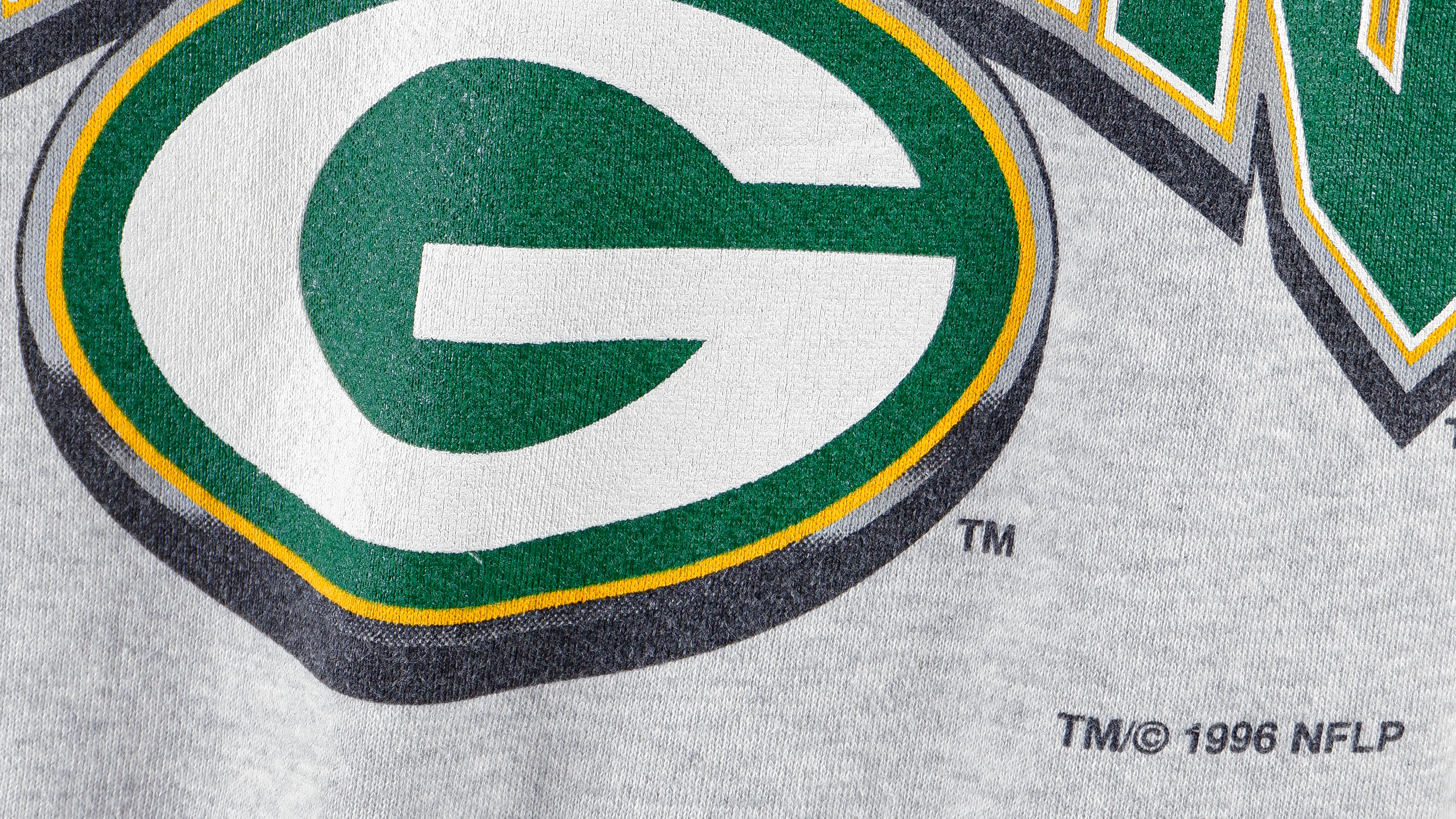 Vintage Logo 7 Green Bay Packers Crewneck Sweatshirt