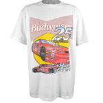 Budweiser (Motorsport) - Ken Schrader Spell-Out Deadstock T-Shirt 1995 Large