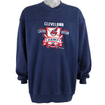 MLB - Cleveland Indians Big Logo Sweatshirt 1996 Large Vintage Retro Baseball