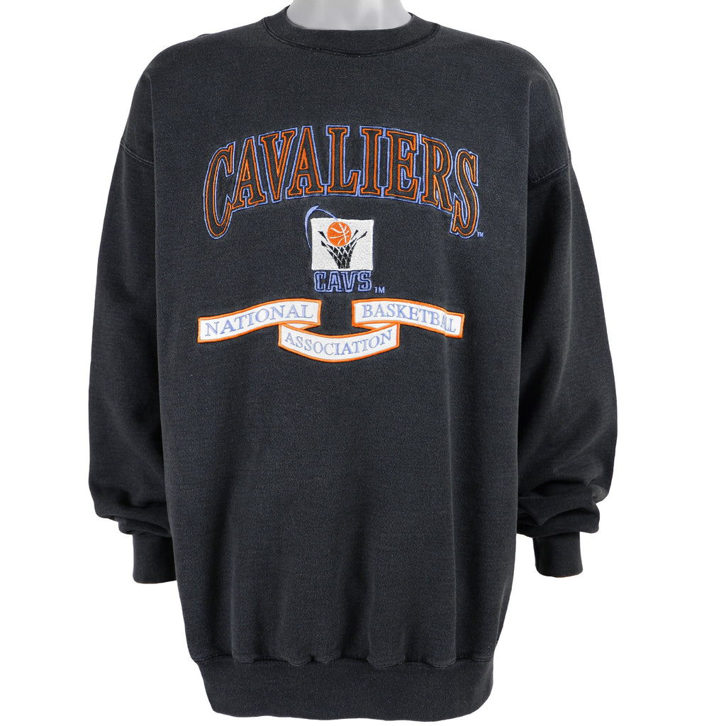 NBA (Logo Athletic) - Cleveland Cavaliers Sweatshirt 1990s Large Vintage Retro Basketball