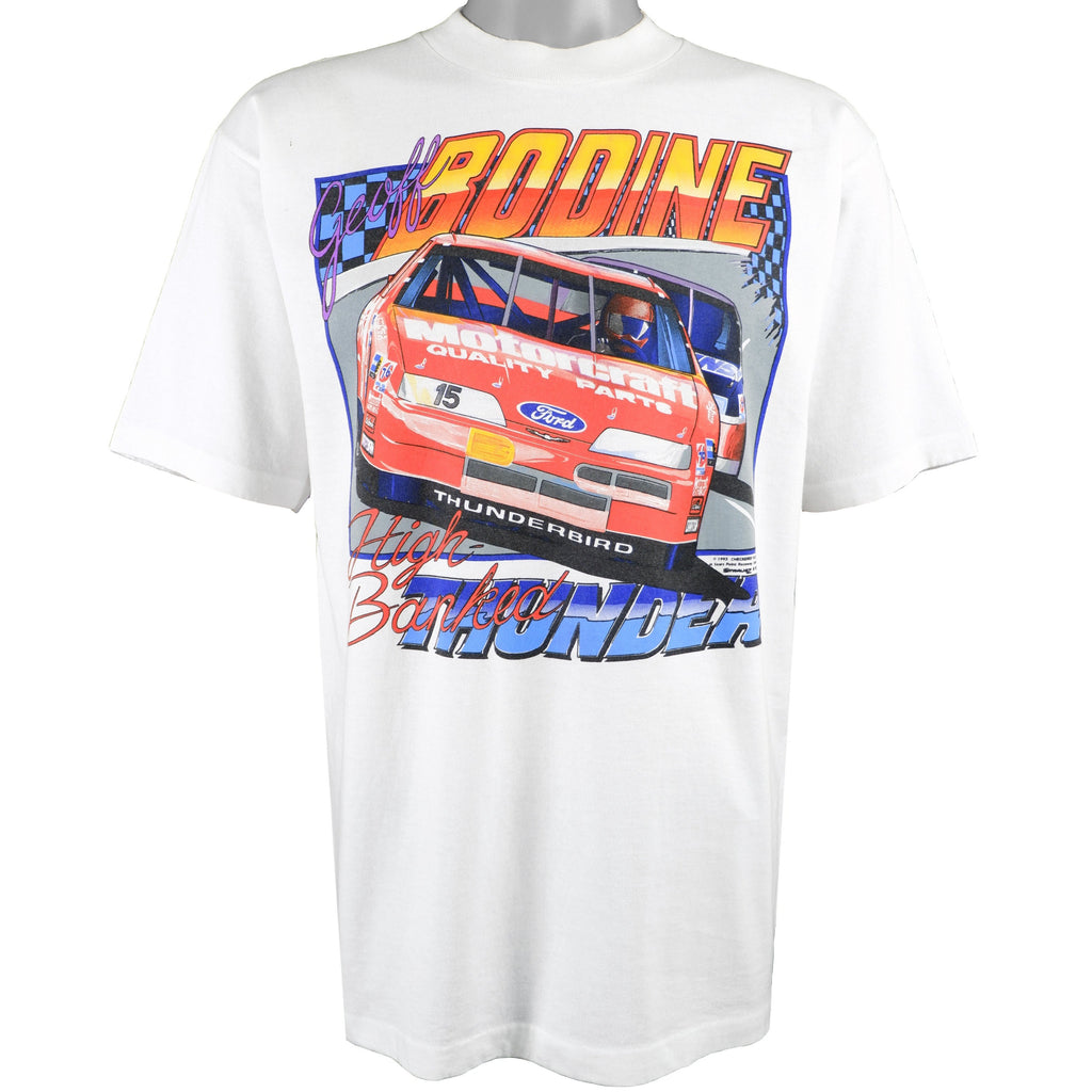 NASCAR (All Sport) - Geoff Bodine Thunderbird Deadstock T-Shirt 1993 Large Vintage Retro