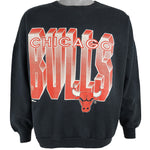 NBA (Ravens Athletic) - Chicago Bulls Crew Neck Sweatshirt 1990s Medium Vintage Retro Basketball