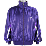 Nike - Purple Grey Tag Windbreaker 1980s Large