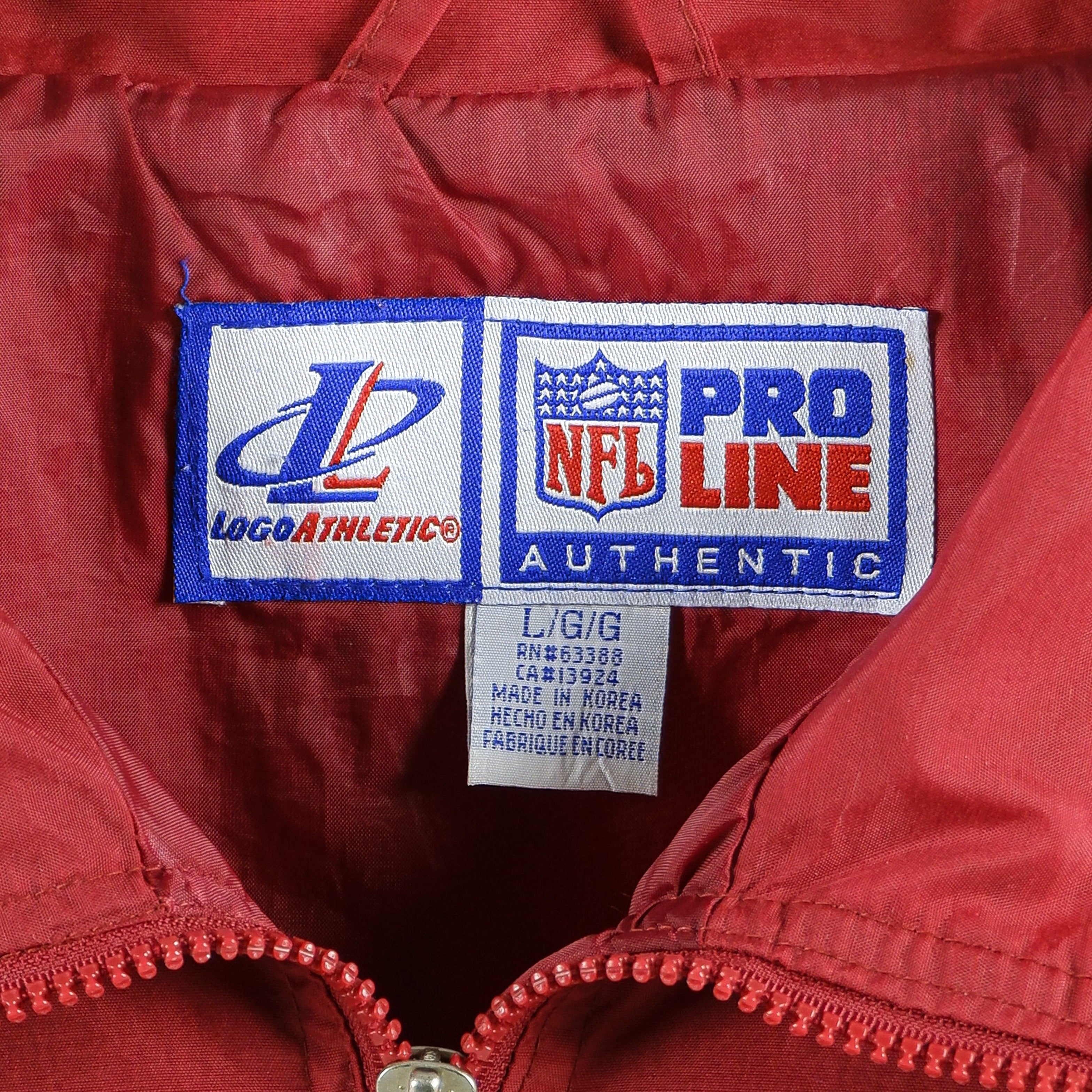 San Francisco 49ers: 1990's Champion Spellout Proline Sideline Jacket –  National Vintage League Ltd.