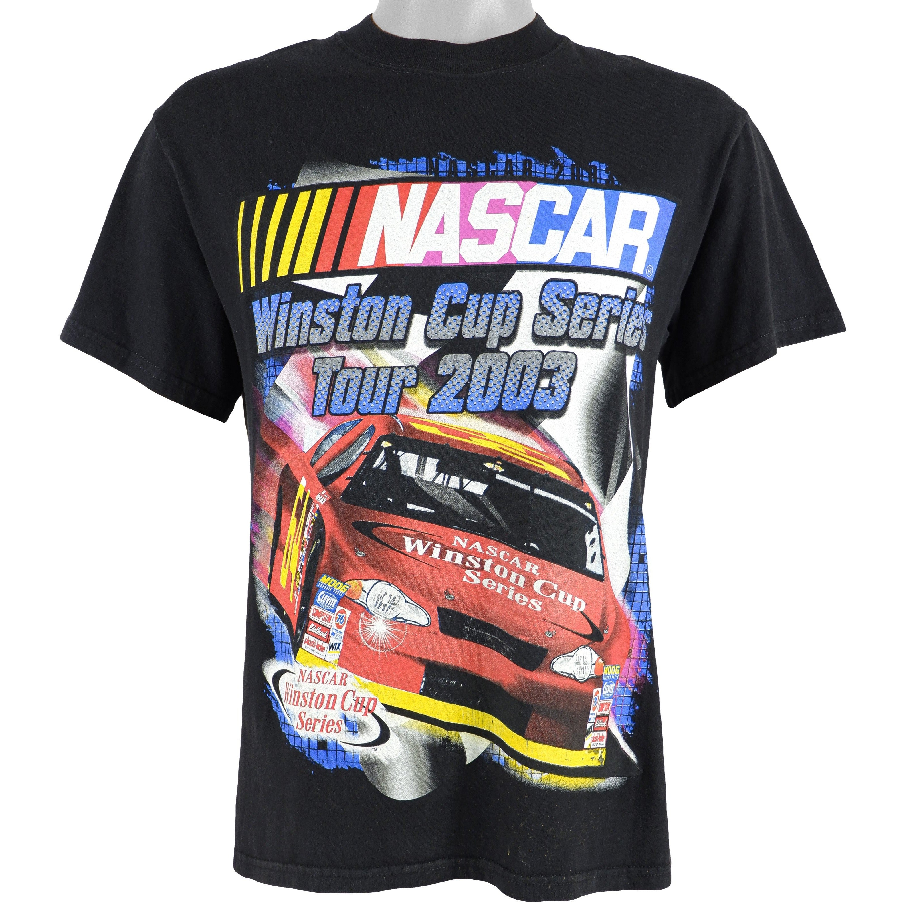 Vintage NASCAR (M&O Knits) - Winston Cup Tour T-Shirt 2003 Medium