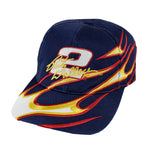 NASCAR (Chase) - Rusty Wallace Number 2 Snapback Hat 1990s Adjustable Vintage Retro