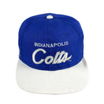 NFL (Proline) - Indianapolis Colts Snapback Hat 1990s Adjustable Vintage Retro Football